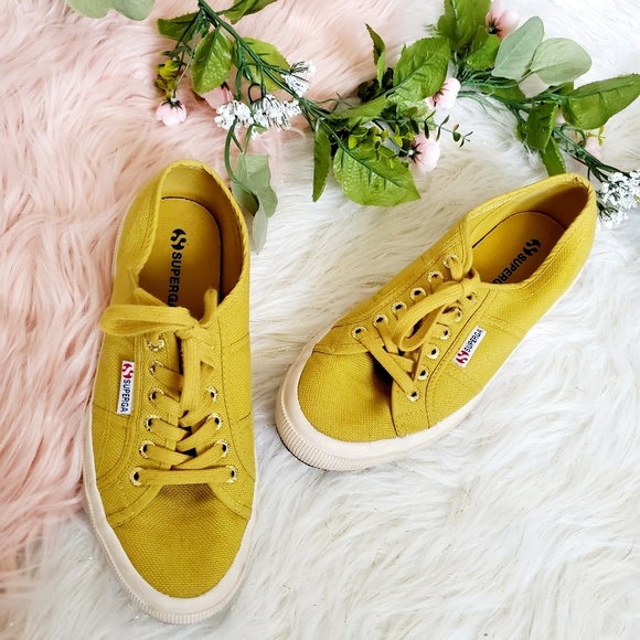 superga mustard yellow